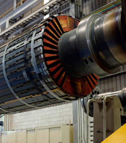 Servicio a maquinas eléctricas rotativas